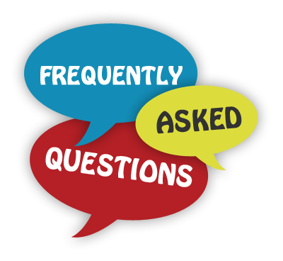 Frequently Asked Questions speech bubble